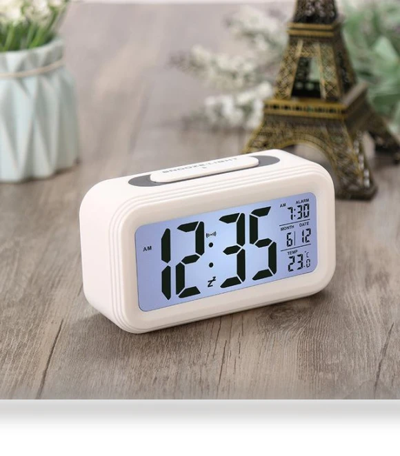 Multifunctional Digital Alarm Clock with LED Backlight — Clocks, Chic Interiors