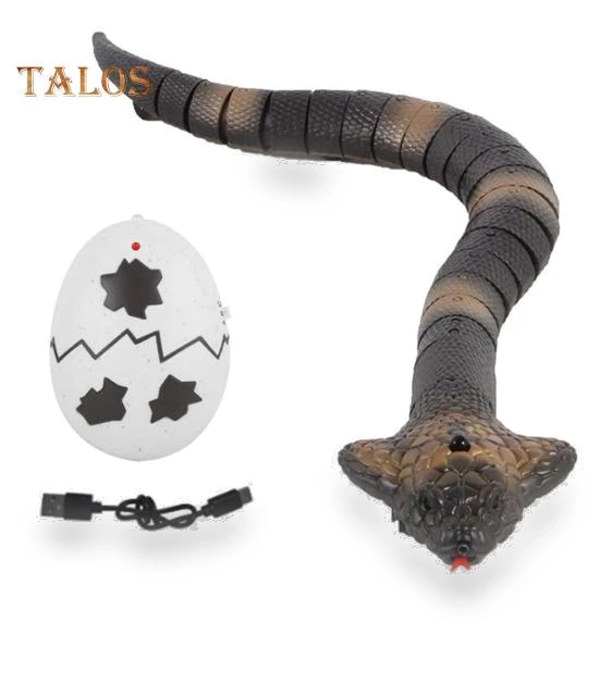 Rechargeable Remote Control Snake Toy — Interactive Animal Companions, Vogue Wardrobe