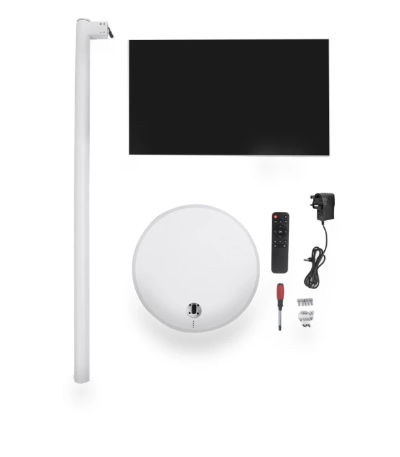 Rolling TV 21.5-inch TFT HD LCD Rotating Touch Screen — Television, Vestidos