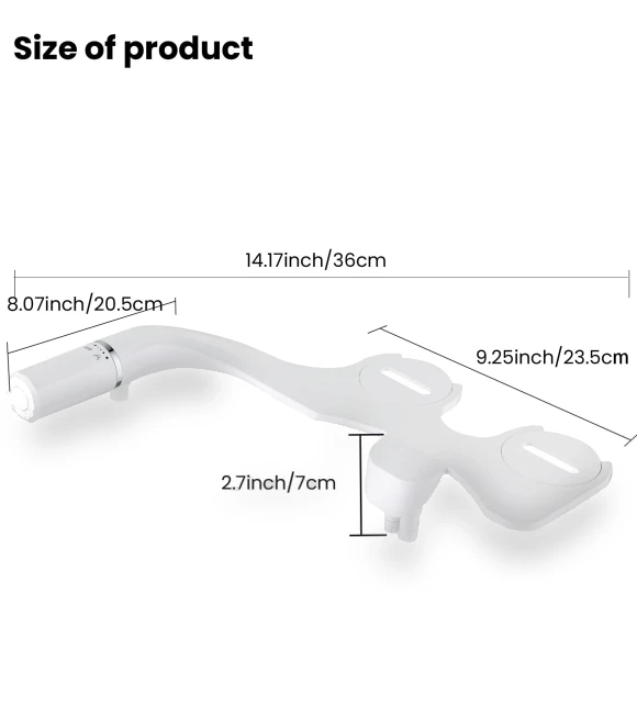 Smart Bidet Seat with Dual Nozzles — Bidets, WoW Home