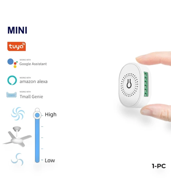Smart Ceiling Fan Speed Switch — Ceiling Fan Wall Controls, Melery