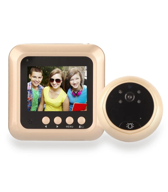 Smart Electronic Cat Eye Door Viewer — Smart Home Security, OutsideWorld