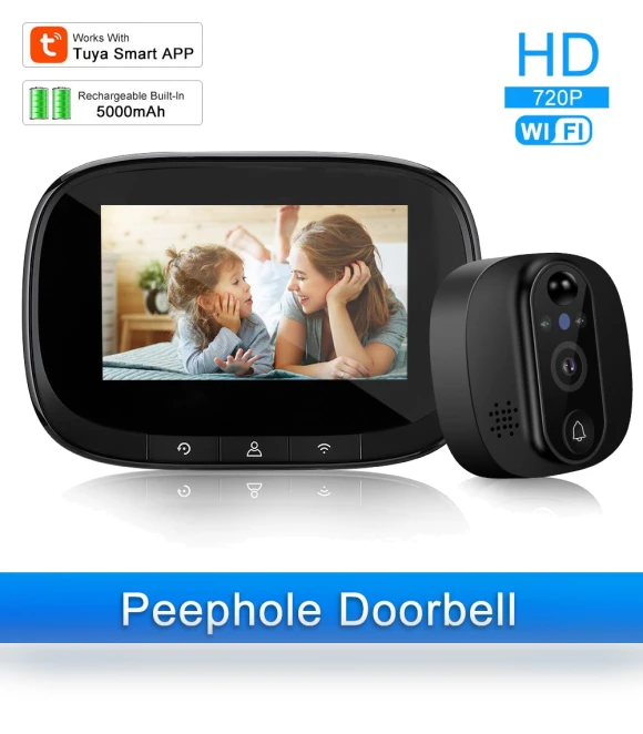 Smart Wi-Fi Doorbell with Camera — Smart Home Security, Jakemy