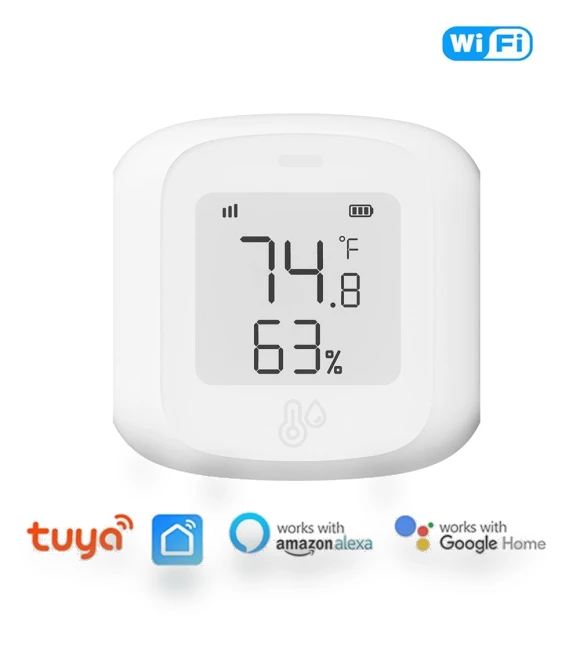 Smart WiFi/Zigbee Temperature and Humidity Sensor — Home Climate Control, DC-HOME Textile