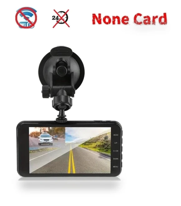 Touch Screen Dual Lens Mobile Internet 1080P Ultra HD 24-Hour Parking Monitor WiFi Recorder — Dashboard Cameras, CANKE