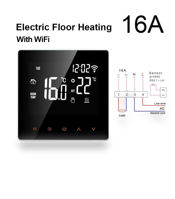 WiFi Smart Thermostat — Smart Climate Control, Modern Home Furnishing