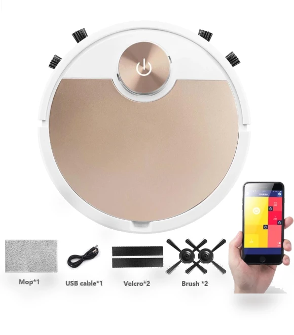 Wireless 3-in-1 Robot Vacuum — Smart Cleaning Robots, Chic Interiors