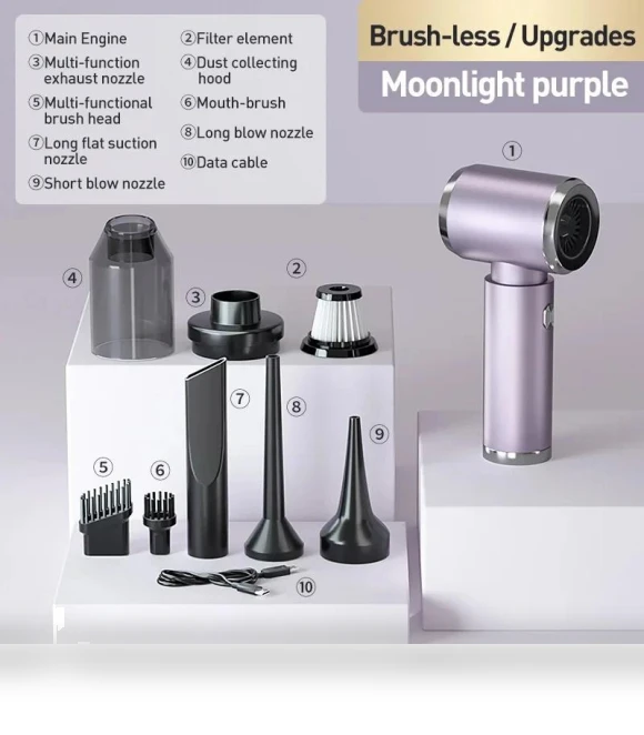 Wireless Car Vacuum with Powerful Suction — Vacuums, Chic Interiors