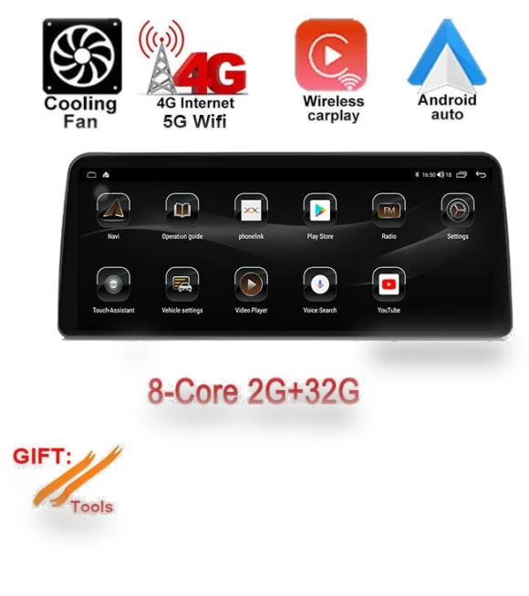 12.3-inch Touchscreen Android 14 Car Multimedia Video Player — Stereo Receivers, AutoSphere