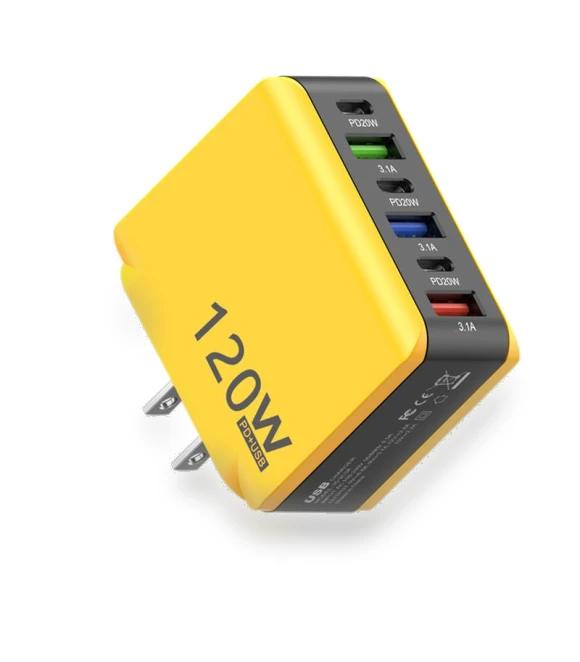 120W Multi-port Smartphone Charger — Chargers, Fast charging