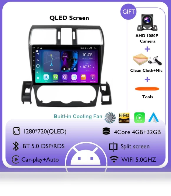 2K QLED Android Car Radio — Stereo Receivers, AutoSphere