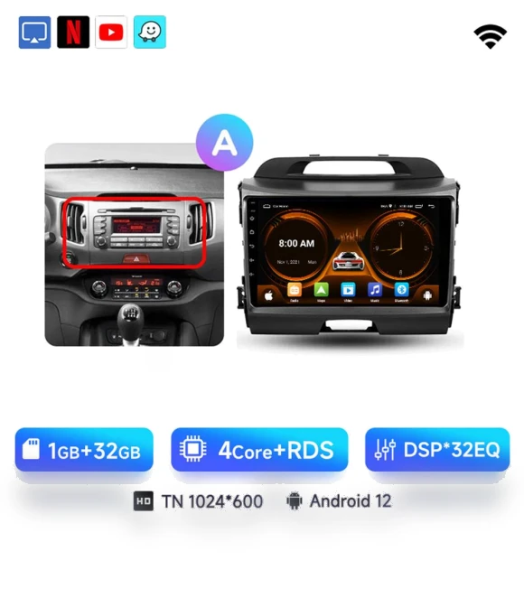 AI Voice 2 din Android Auto Radio — Stereo Receivers, AutoSphere