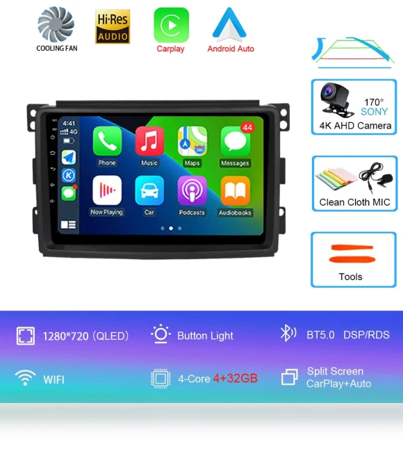 Android 14 Car Radio with GPS and Carplay — Stereo Receivers, AutoSphere