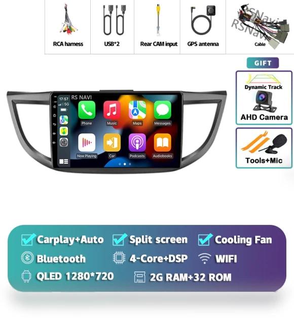 Android 14 Carplay Auto Multimedia Stereo Navigation AI Voice Head Unit — Stereo Receivers, AutoSphere