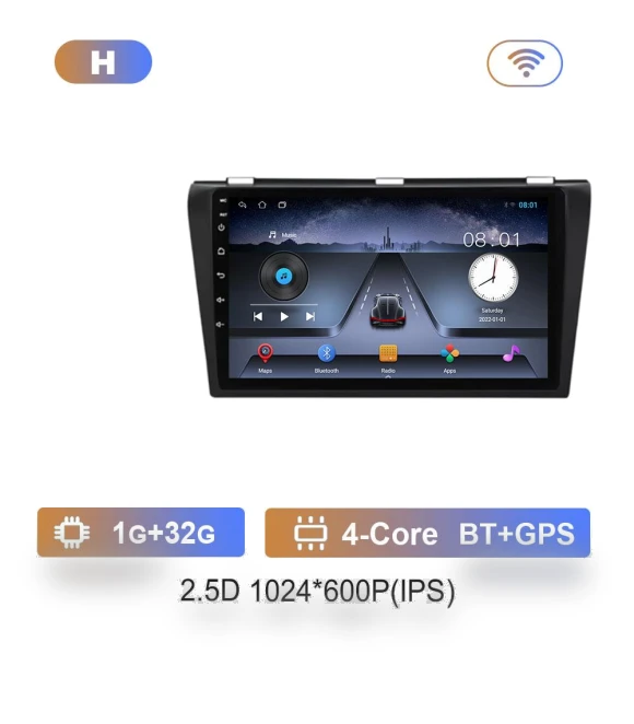 Android 14 GPS Navigation 4G Car Multimedia Player — Navigation & GPS Accessories, AutoSphere