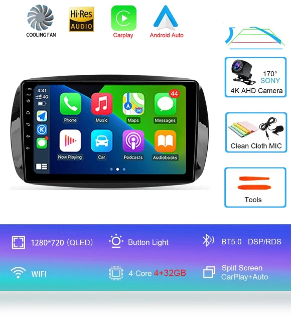 Android Car Stereo with Carplay — Stereo Receivers, AutoSphere