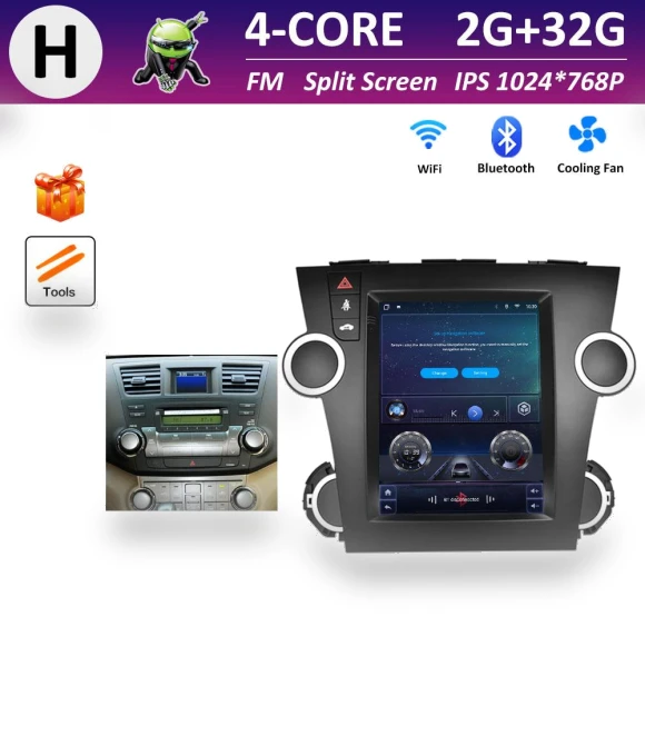Android Smart System for Toyota Highlander — Navigation & GPS Accessories, AutoSphere