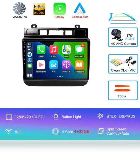 Car Touchscreen Radio with Wireless Carplay Android Auto — Stereo Receivers, AutoSphere