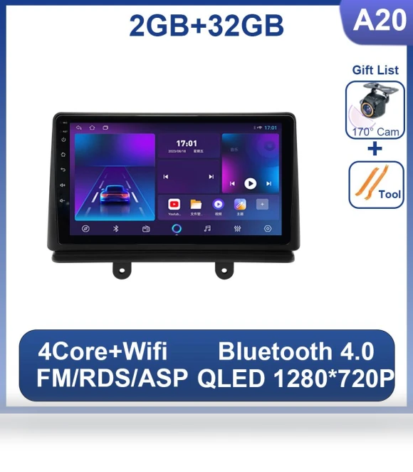 Multimedia Video Player for Fiat Doblo 2006 — Stereo Receivers, AutoSphere
