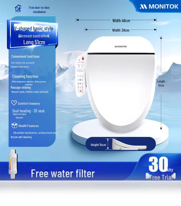 Smart Automatic Toilet Seat — Bathroom Essentials, WoW Home