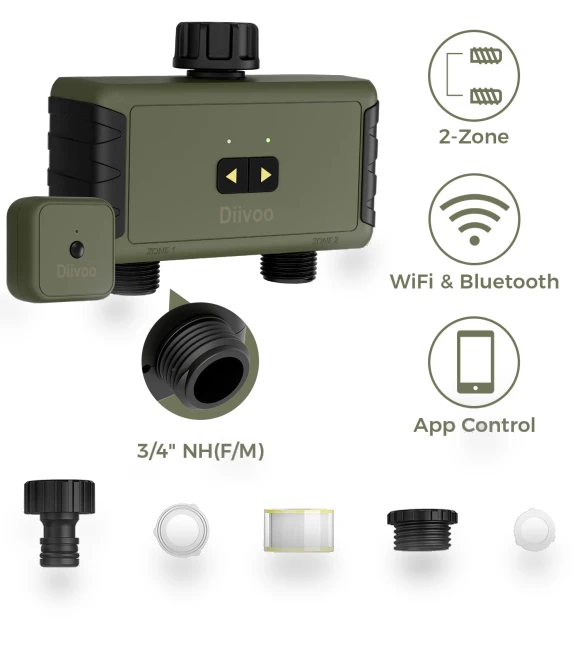 Smart Garden Watering Timer — Controllers, Diivoo