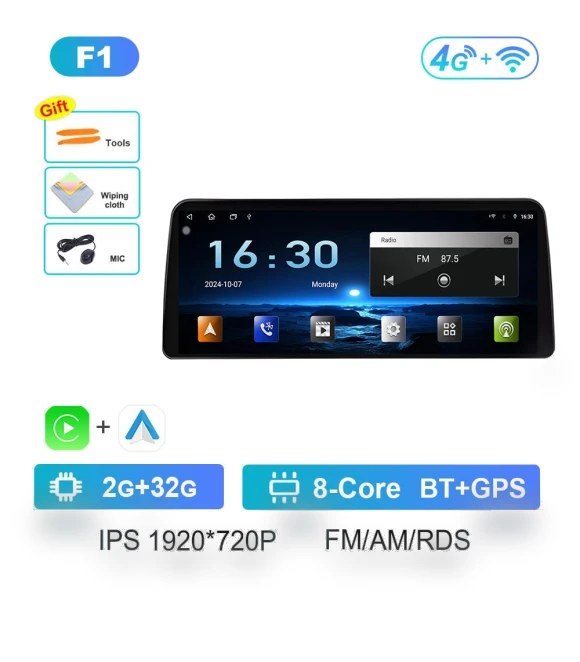 Stereo Wireless Carplay GPS Navigation System — Stereo Receivers, AutoSphere