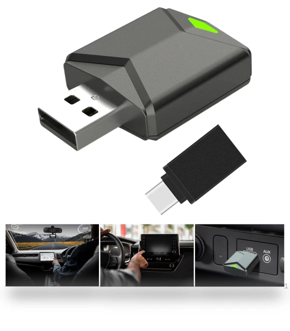 Wireless Android Auto & Carplayer Adapter — Phone Accessories, Chinese Style