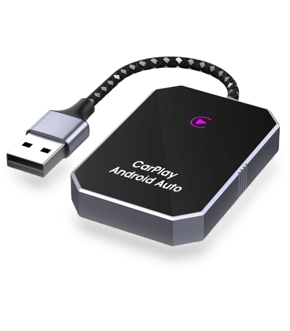 Wireless CarPlay Android Auto Adapter — Car Accessories & Gadgets, Actually lighting