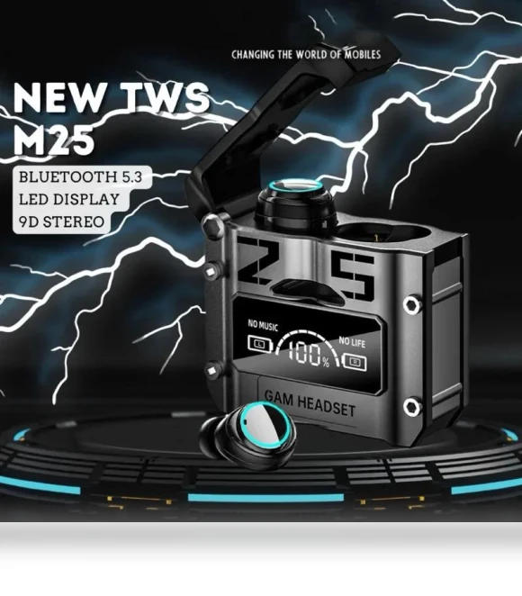 Wireless Earbuds with LED Display — Wireless Headsets for Powersports, Uav parts center