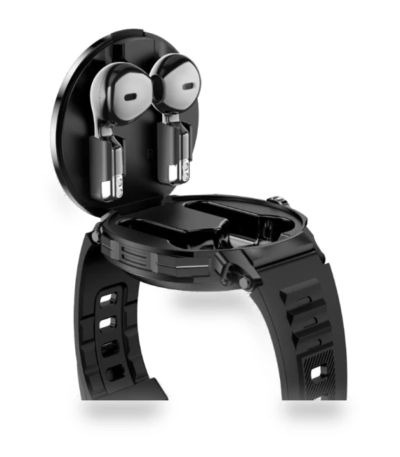 2-in-1 Bluetooth Earphone Smart Call Watch — Smartwatches