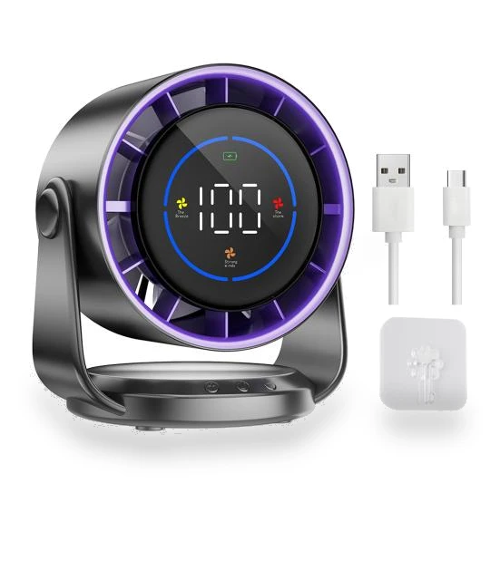 Air Cooling Fan with Digital Display — Stand Fans, Modern maven
