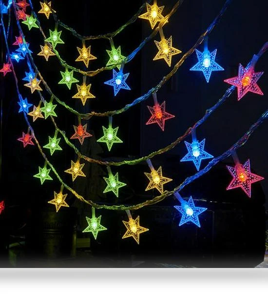 LED Star and Moon String Lights — String Lights, AI Market