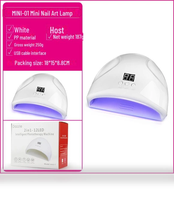 Mini LED Smart Nail Lamp — Curing Lamps, Apex Gear