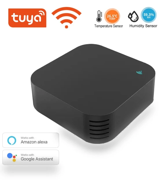 Smart IR Remote Control with Temperature and Humidity Sensor — Remote Controls, Tuya