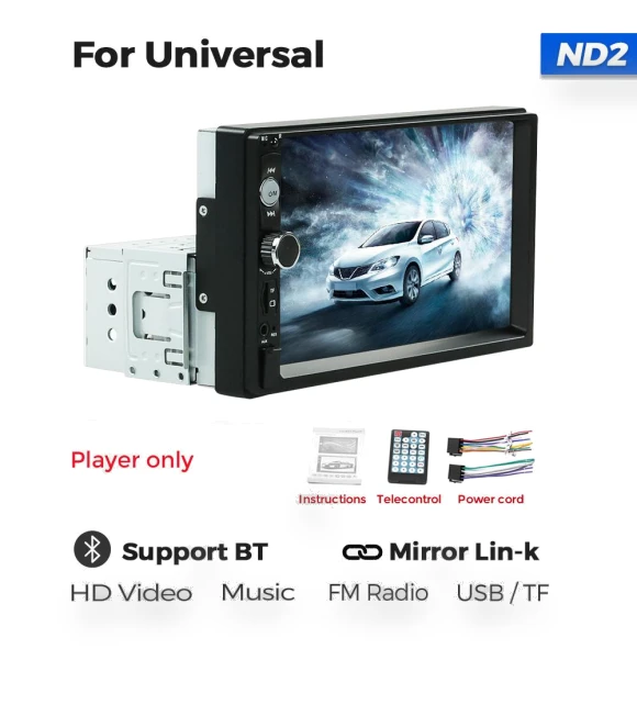 Universal 1Din Car Stereo Receiver — Stereo Receivers, AutoSphere