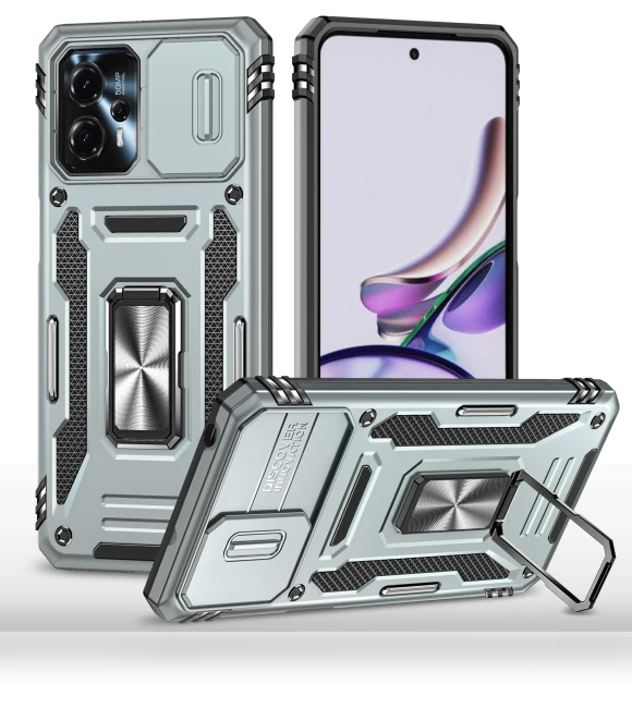 Armor Series Metal Kickstand Cover Slide Lens Lid Phone Case — Basic Cases, Smartwatch 2025