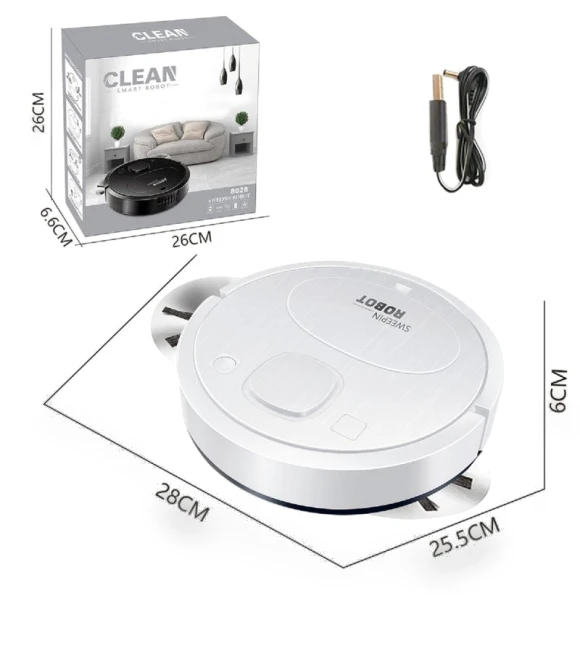 Automatic Robot Vacuum with Charging — Smart Cleaning Robots, MR J