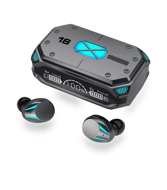 Bluetooth Headphones with Smart Touch and Colorful Backlight — Over-Ear Headphones, Ventora