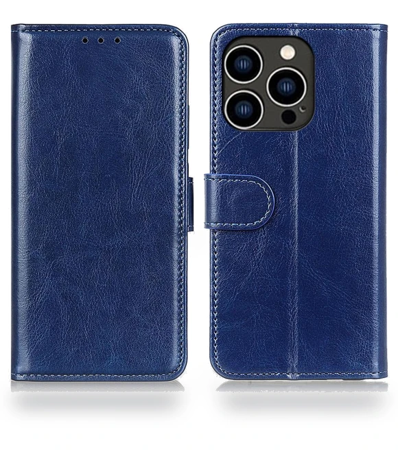 Crazy Horse Texture Flip Wallet Case — Flip Cases, Smartwatch 2025