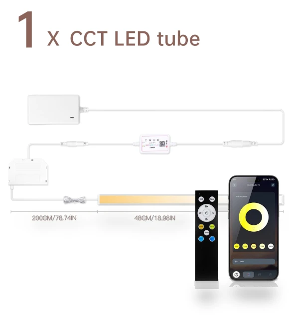 Dimmable CCT LED Strip Light — LED Strips, MALITAI