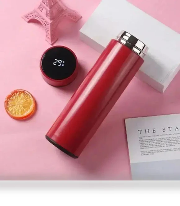 Intelligent Temperature Display Stainless Steel Smart Water Bottle — Beverage Warmers, YuTao Sweetheart