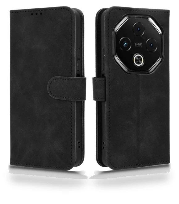 Leather Case Skin Feel Anti Drop Wallet Flip Phone Cover — Flip Cases, Smartwatch 2025