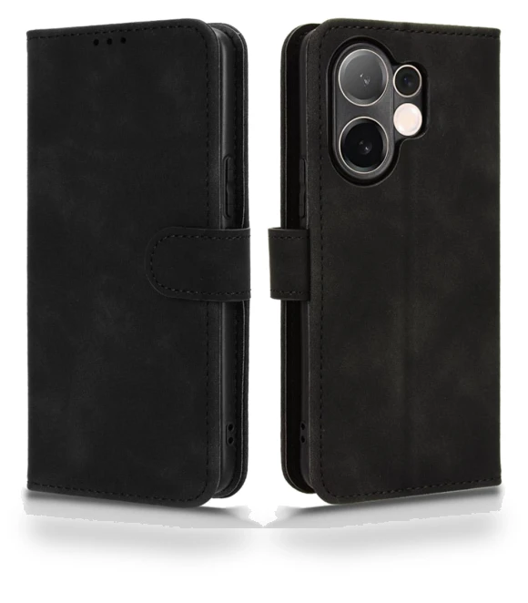 Leather Case Skin Feel Anti Drop Wallet Flip Phone Cover — Flip Cases, Smartwatch 2025