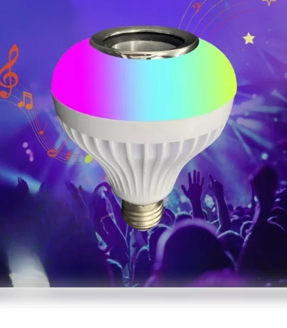 LED Music Light Bulb with Built-in Bluetooth Speaker — Whole-Home Audio Systems, Lanzhong Outdoor LED