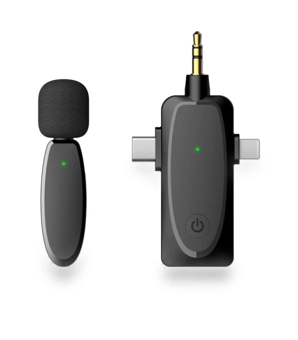 Plug And Play 3-in-1 Lapel Microphone — Audio Capture Devices, Essager Electronic
