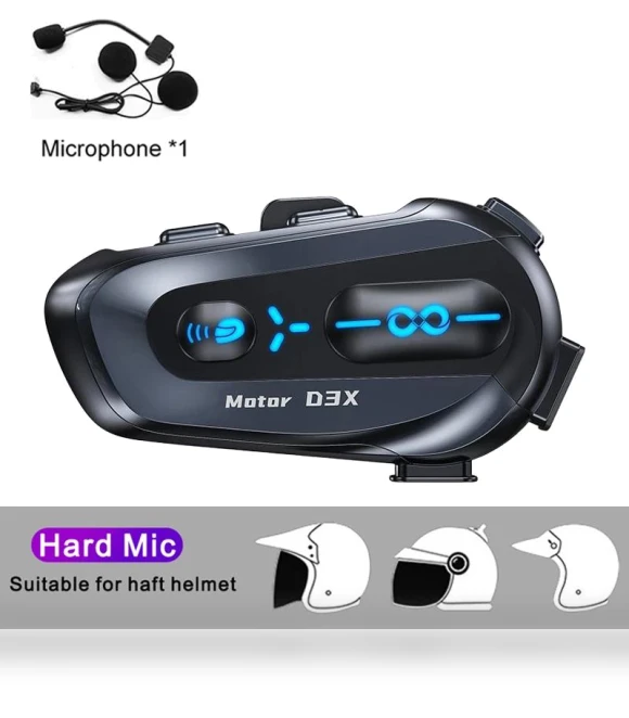 Smart Motorcycle Intercom System — Communication, Motorgo Premium