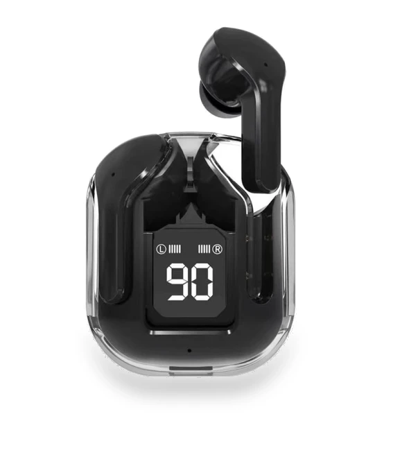 Wireless Earbuds with Transparent Charging Case — In-Ear Headphones, Come againye