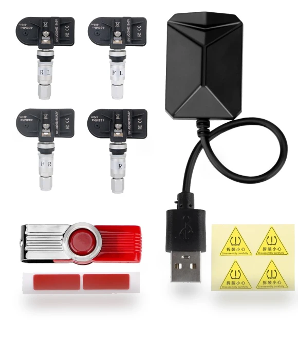 Wireless TPMS with 4 Sensors — TPMS Sensor Replacements, LEEPEE Automotive Parts