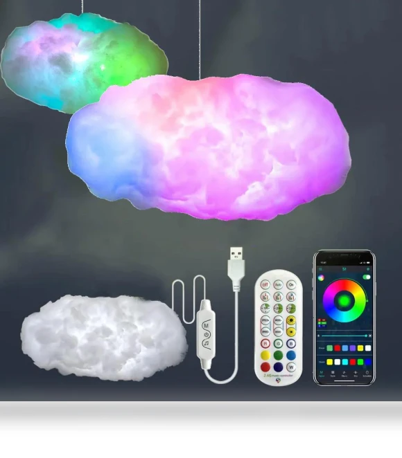 3D Big Cloud Lighting Light — Kids' Lamps, DC-HOME-3