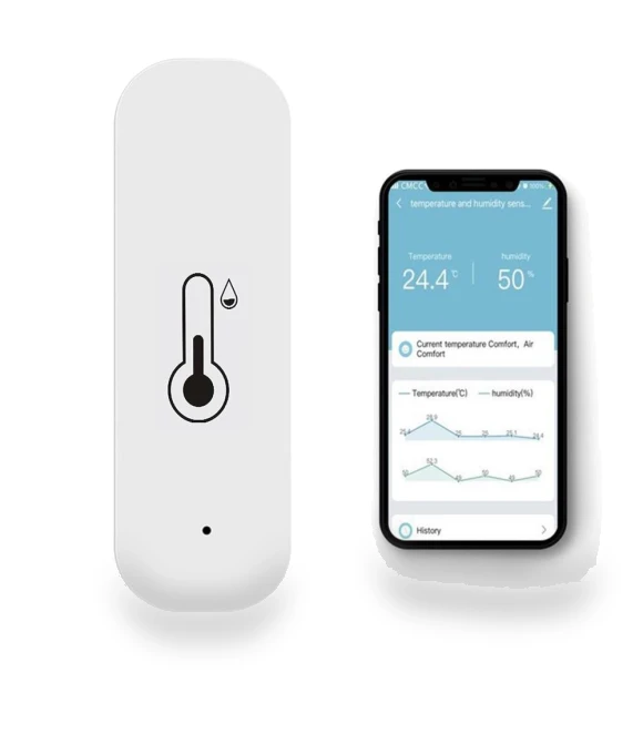 Battery-Powered Humidity and Temperature Monitor — Hygrometers, xiaohuinet